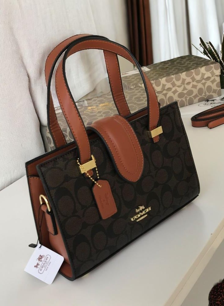 coachoutlet Coach Satchel Shoulder Bag For Women, Women's Cross-Body Bag, Women's Hand Bag, Women's Travel Bag, Women's Tote Bag - Image 4